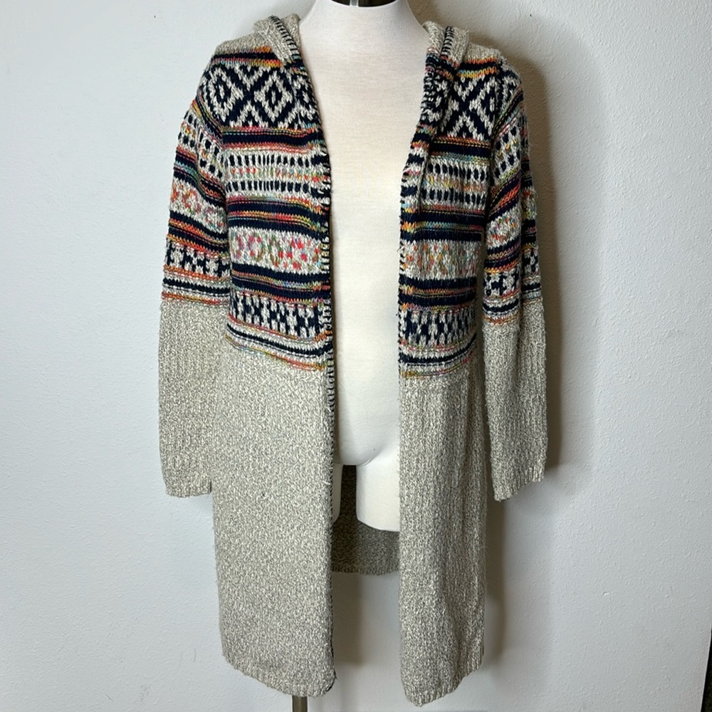 Hem & Thread Size Small Multi Color Aztec Print K… - image 1